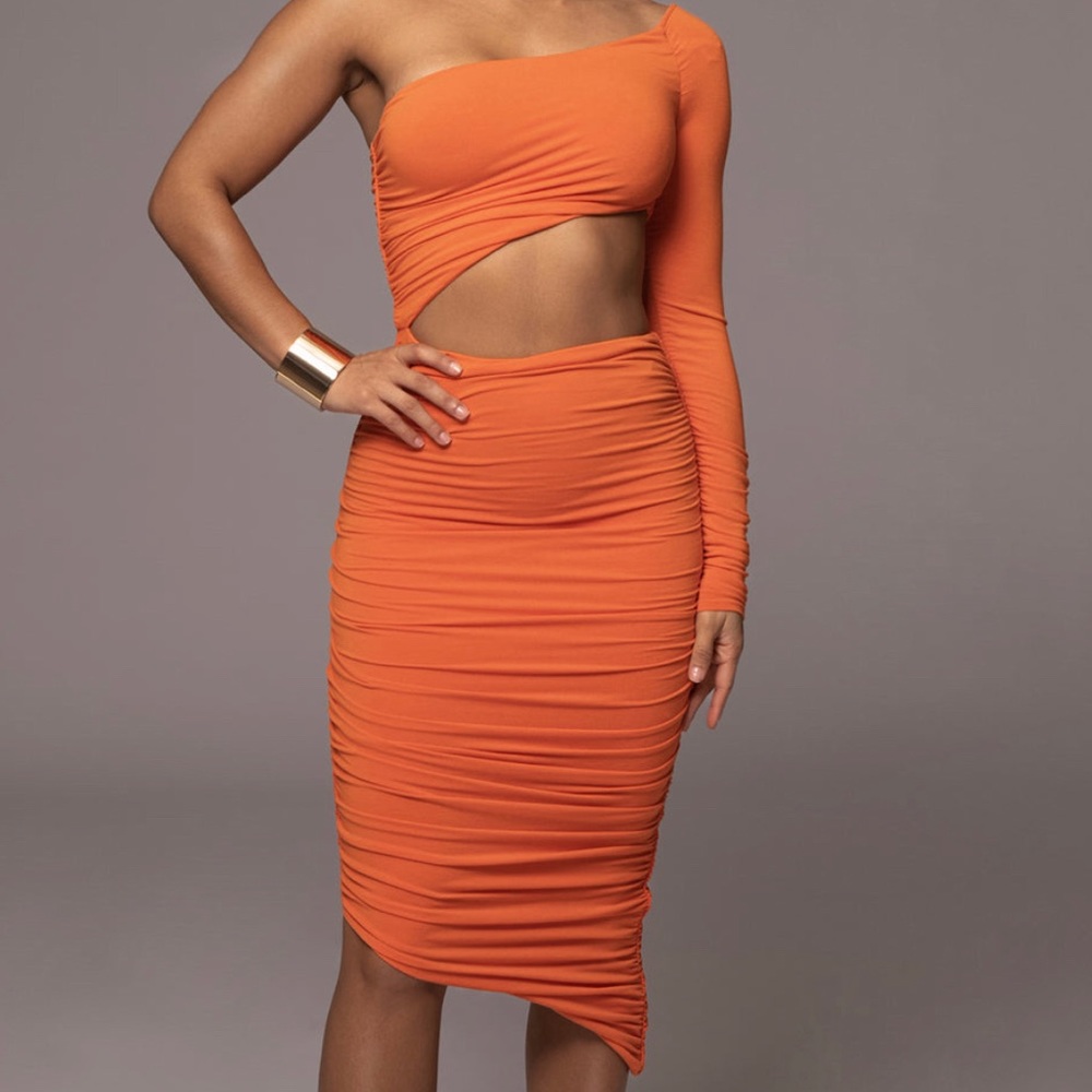 JLUXLABEL Orange Night Dress